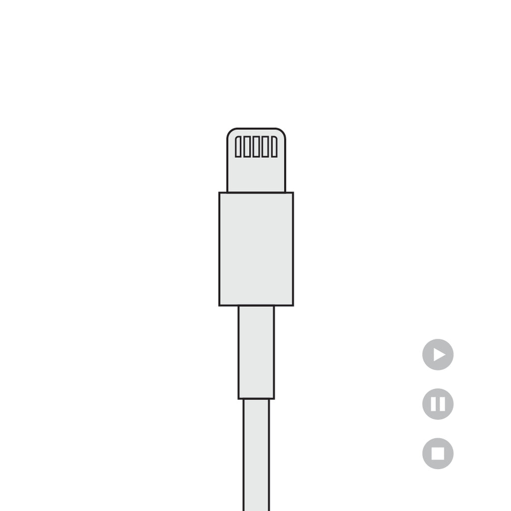 TWELVE DRIVER´s iPhone Lightning Cable with 3button Microphone